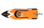 Preview: 10015 Vector SR30 Rennboot Elektro Brushed 2S RTR orange